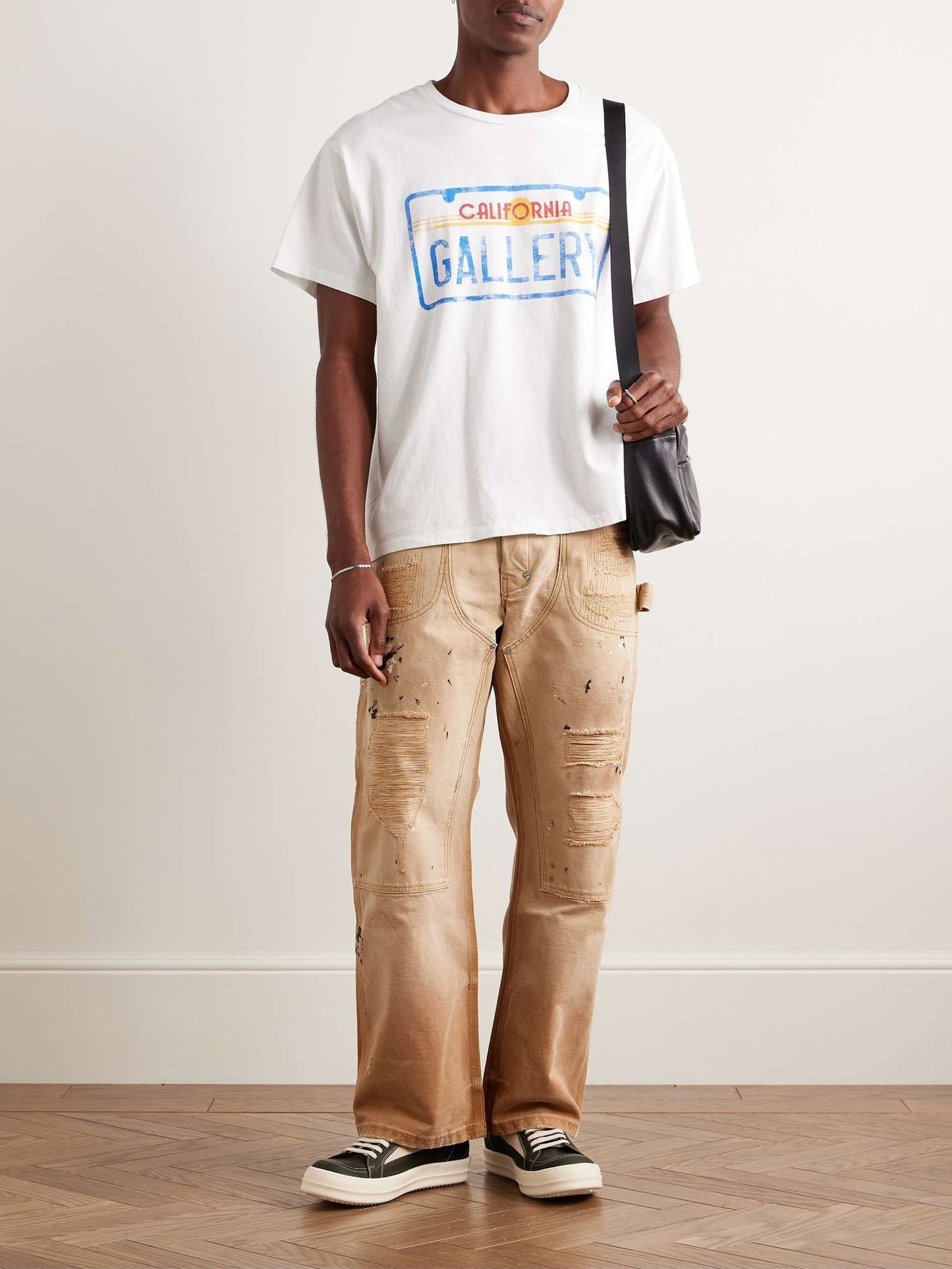 Pantalon Branko Carpenter Straight-Leg Distressed Jeans