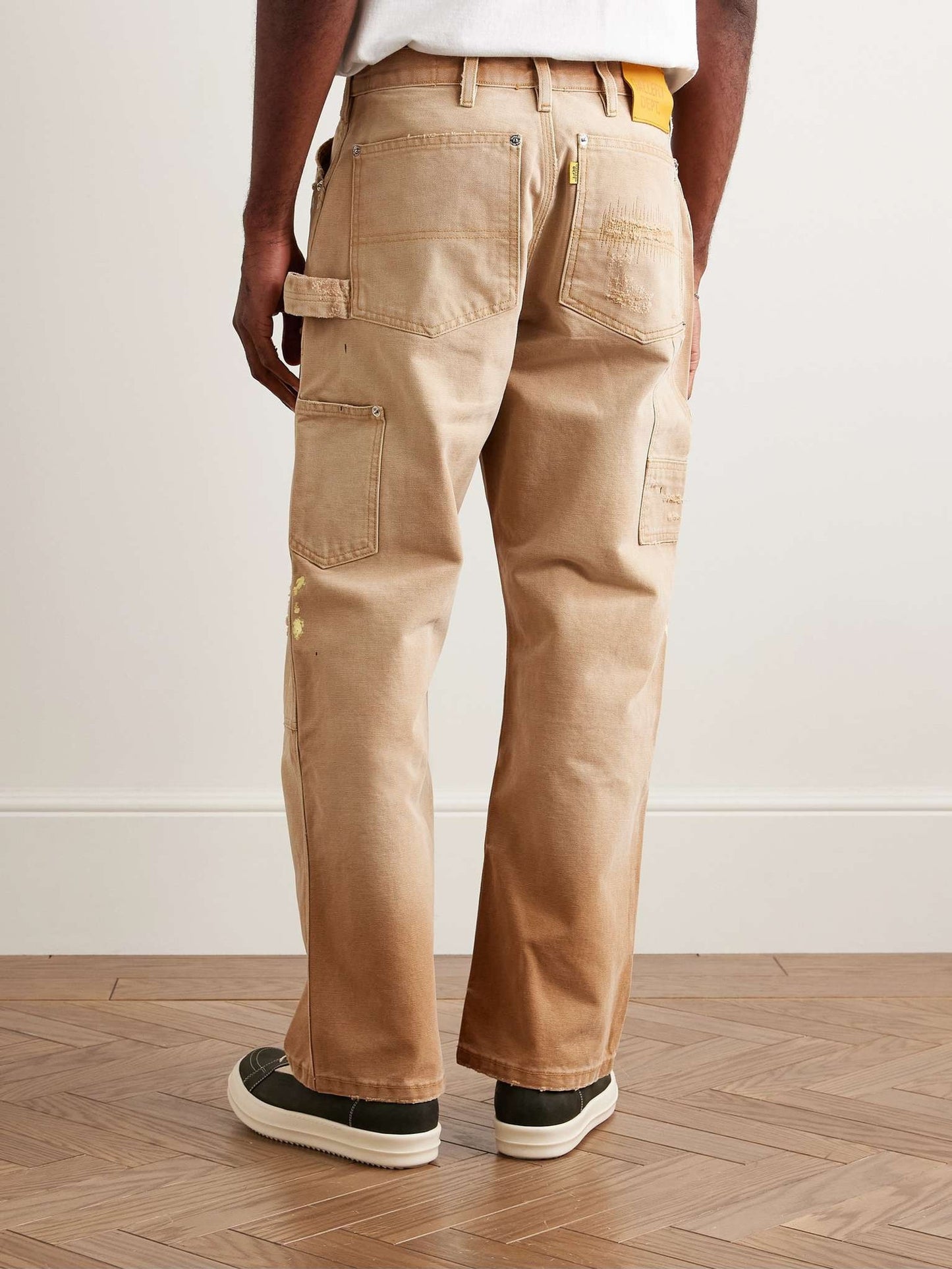 Pantalon Branko Carpenter Straight-Leg Distressed Jeans