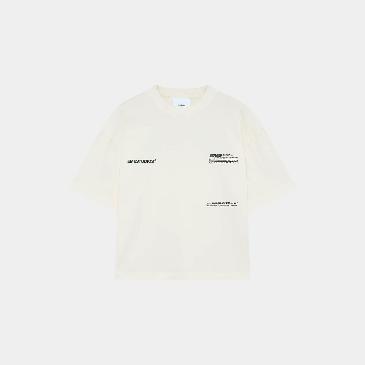 Eme studio DNA Off Sand Oversized Tee