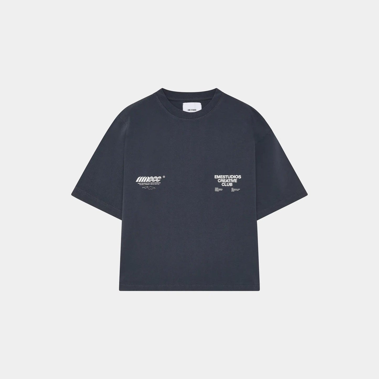Eme studio ECC Navy Oversized Tee