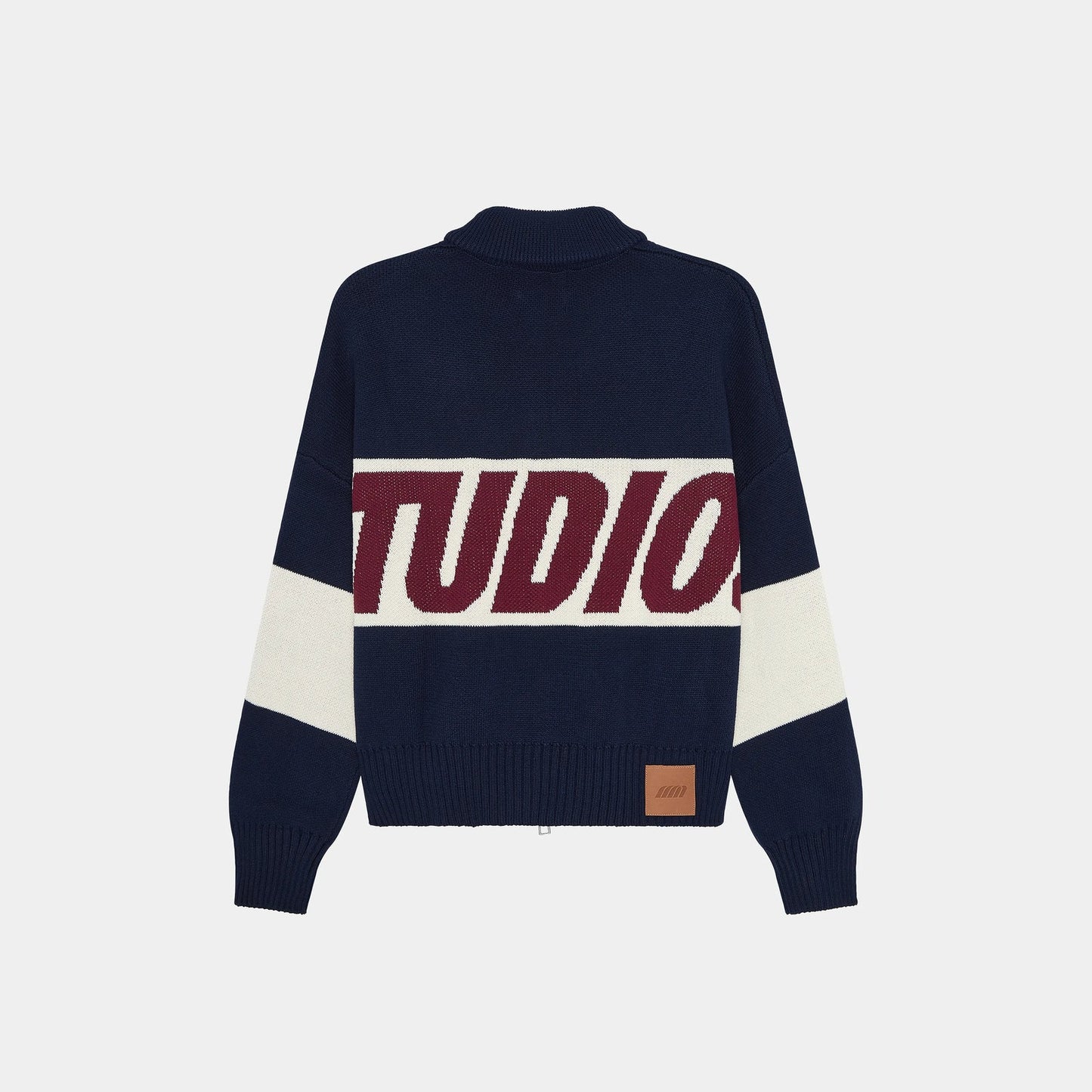 Eme studio Thrill Navy Zipper Knit