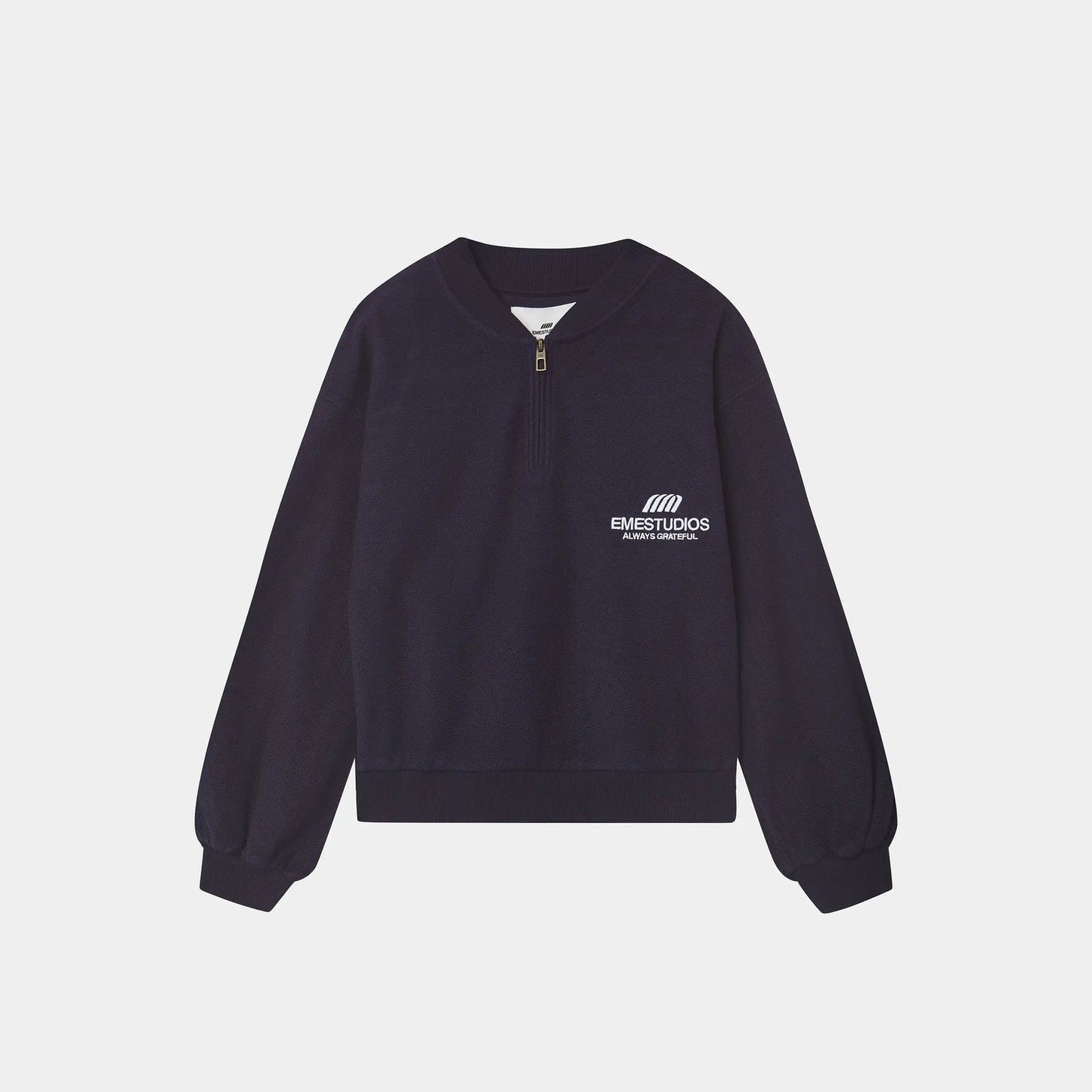 Eme studio Vanguard Navy Half Zip