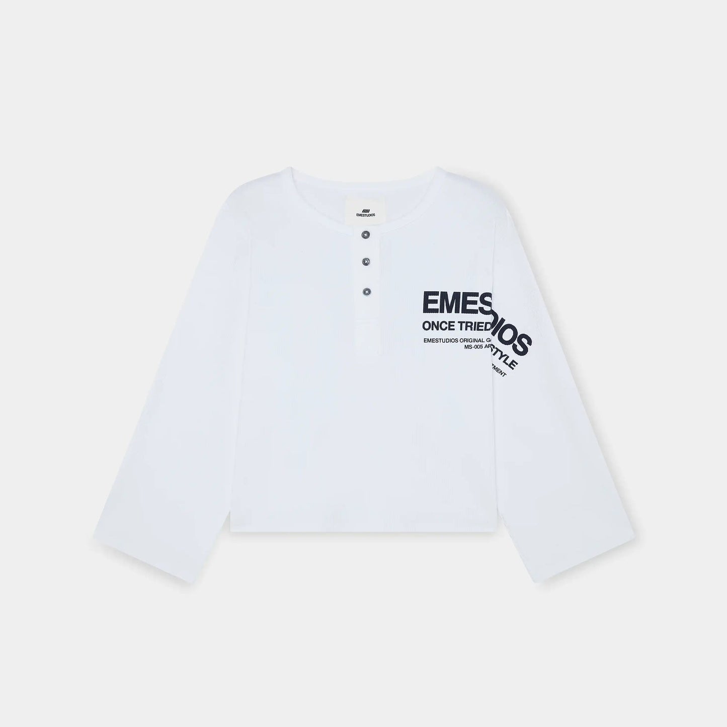 Eme studio Selection Henley Pearl Long Sleeve