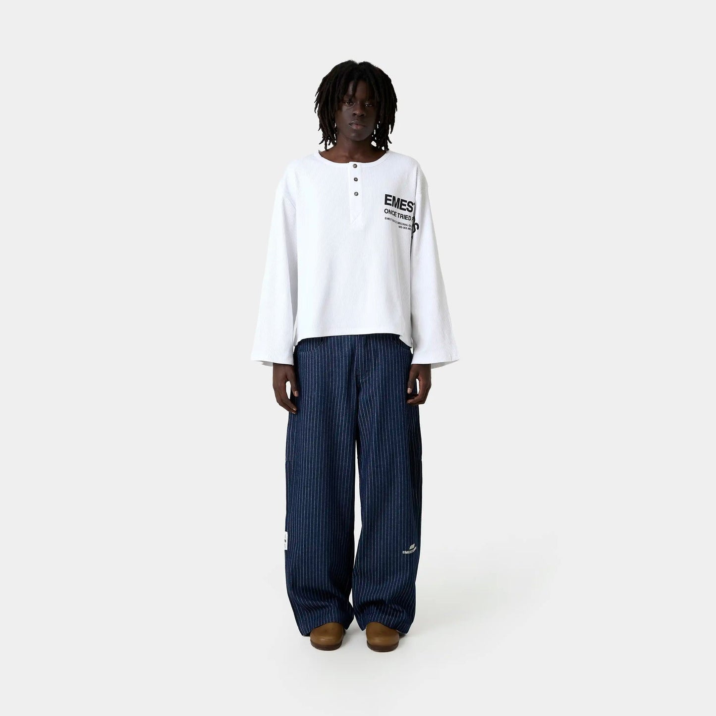 Eme studio Selection Henley Pearl Long Sleeve