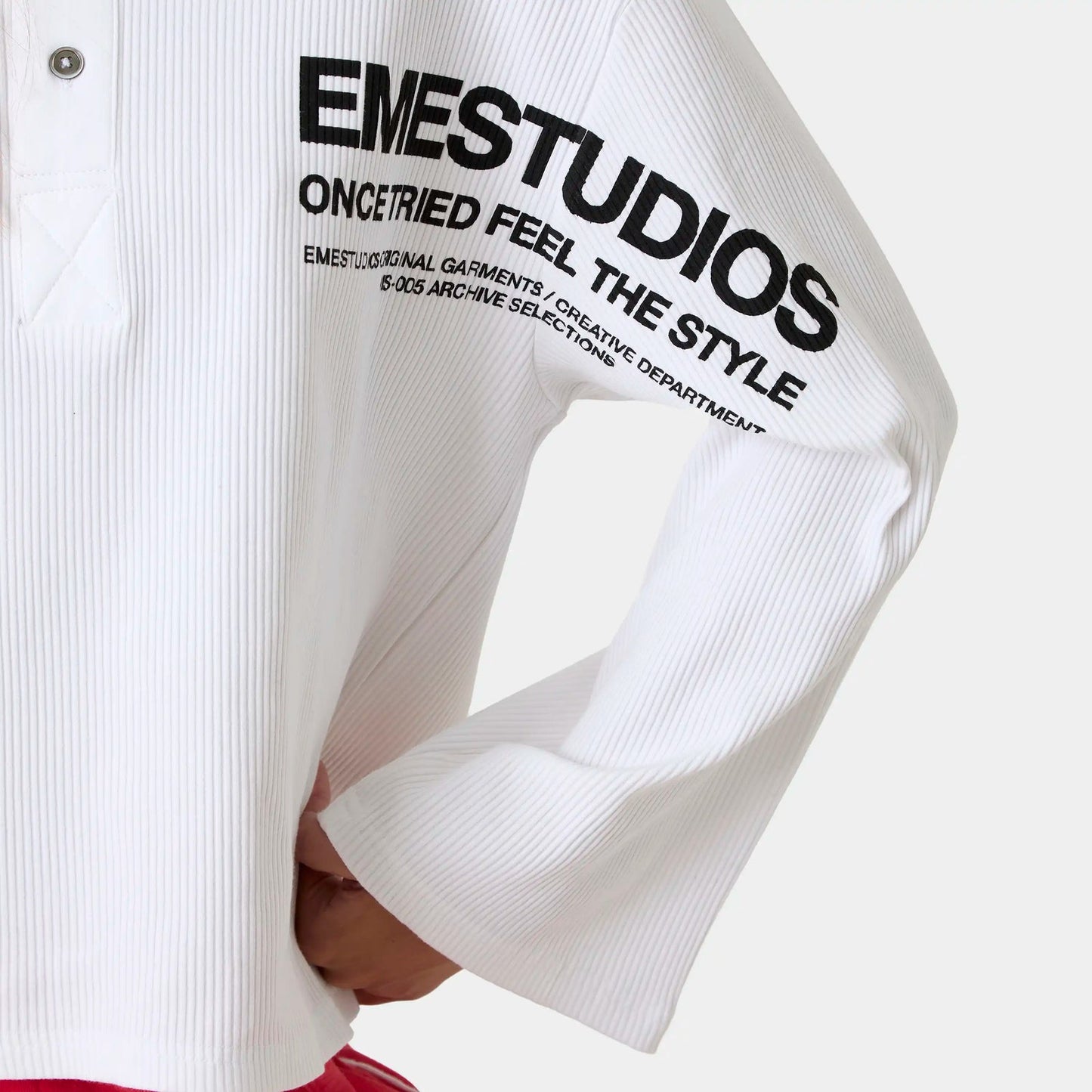 Eme studio Selection Henley Pearl Long Sleeve