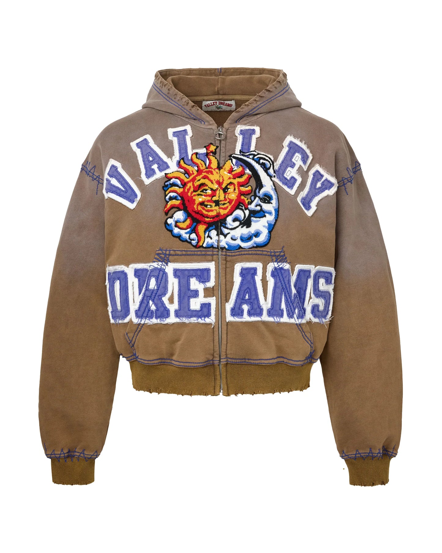 VALLEY FOREVER SUNNY ZIP UP BROWN