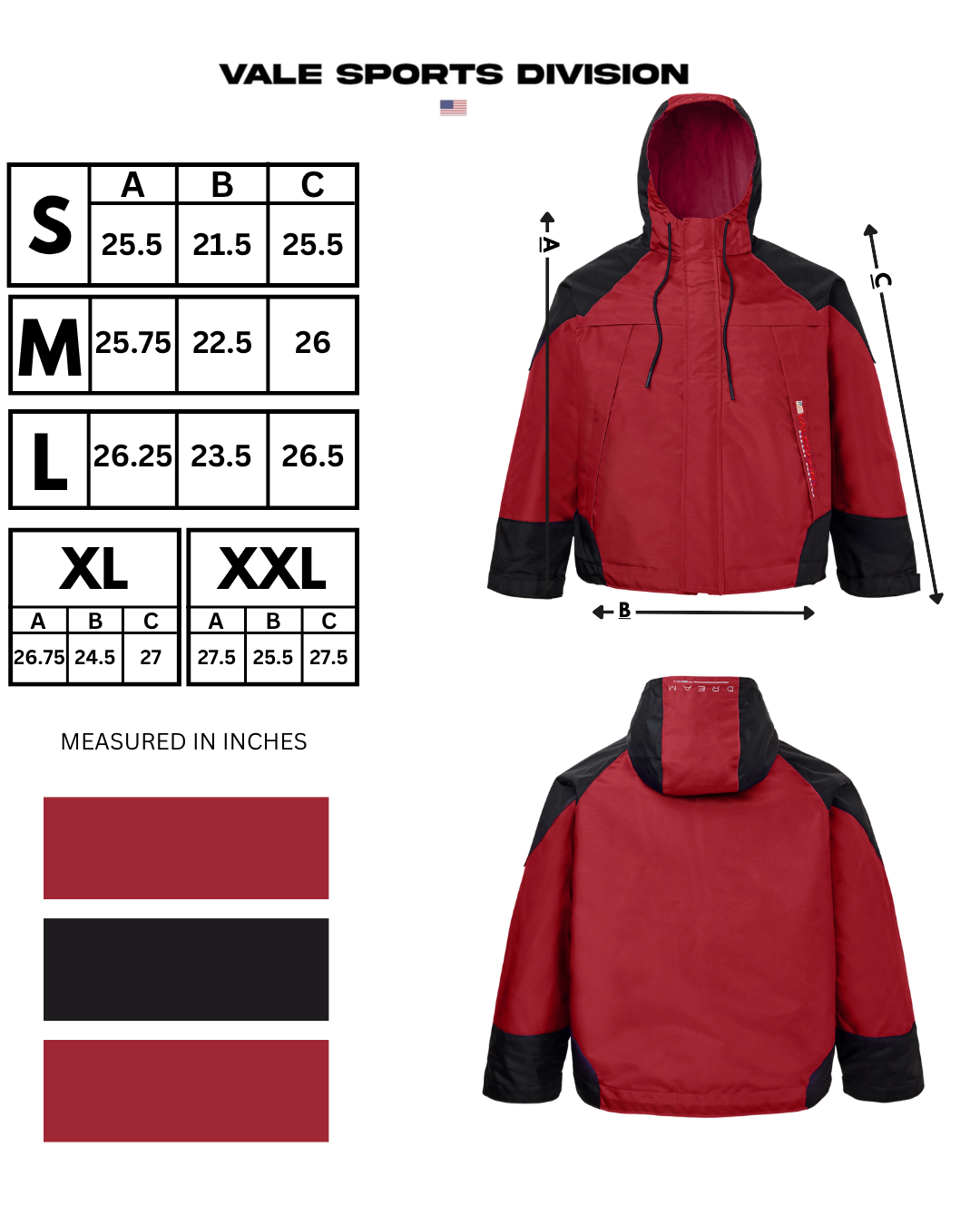 Valley sport VALTECH PARKA [RED