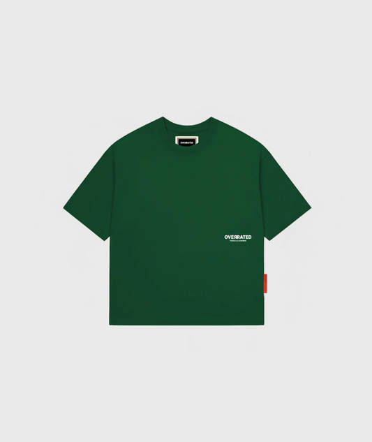 OVERRATED ESSENTIALS TEE VERDE
