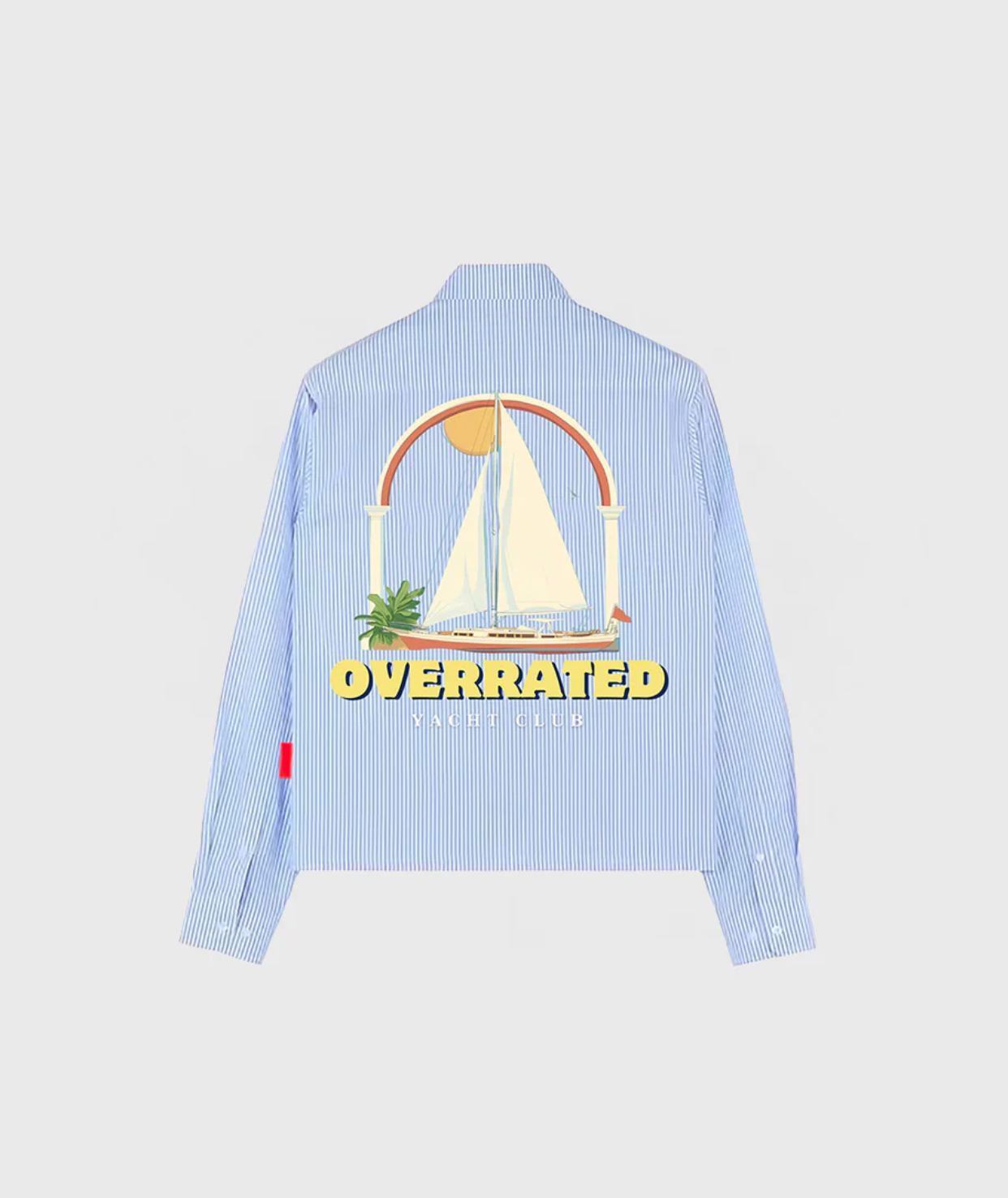 BLUE STRIPED LONG SLEEVE SHIRT