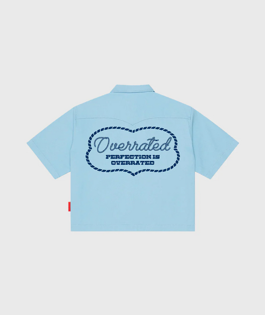 CAMISA AZUL OVERRATED COWBOY